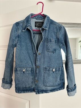 Smith & Rogue Western Co. Women's Light Blue Denim Chore Jacket